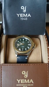 YSUPSSZ39 ZUS Yema Superman Steel Bronze Green date watch automatic 39mm Limited - Picture 1 of 24