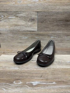 Ballet plano de cuero marrón Ecco para mujer talla EU 41 - Imagen 1 de 7