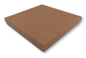200 BRAUN 4 X 4 ZOLL BOXEN, KARTEN, GESCHENKE, SCHMUCK, UNTERSETZER, KEKSE KUCHEN ETC. - Bild 1 von 3