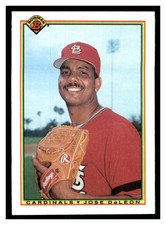 1990 Bowman #186 JOSE DELEON St. Louis Cardinals ~E6U