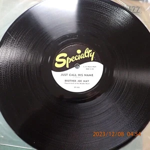 E/E+ 78 Brother Joe May Specialty SP 860 Just Call His Name / Lead Me! Guide Me! - Picture 1 of 2