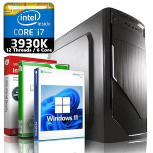 Windows 11 Office PC Intel i7 6x 3.80GHz 12 Threads 16GB RAM 1024GB SSD Computer - Bild 1 von 12