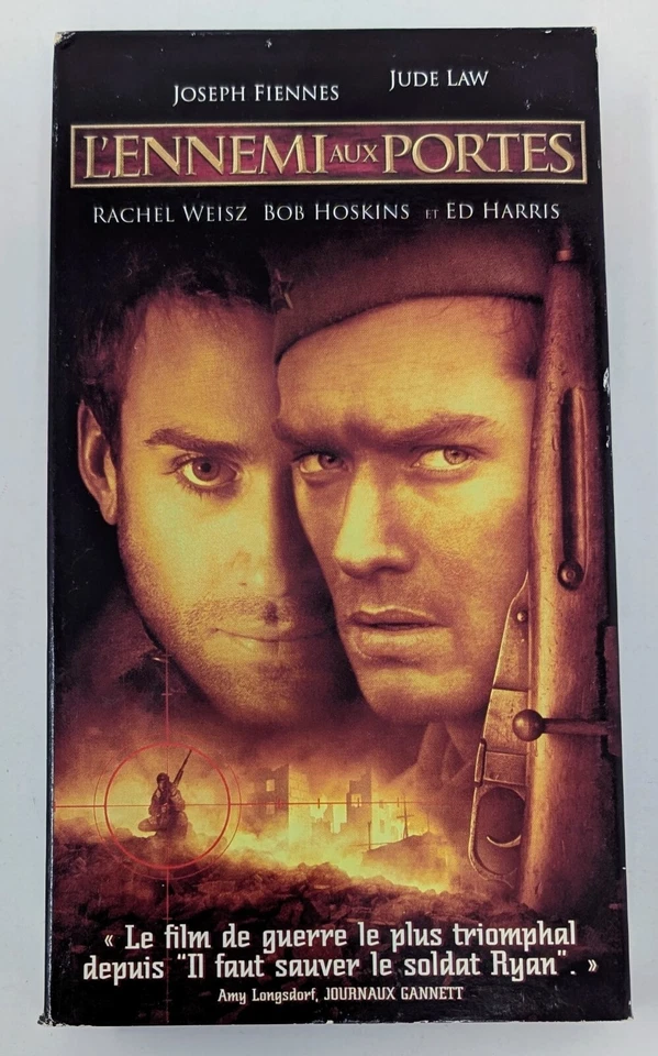 L'Ennemi aux portes VHS (2001) - NTSC - French - VG (Tested) - Image 1 of 4