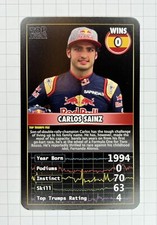 2016 Top Trump F1 Formula One Grand Prix Heroes  Carlos Sainz Rookie
