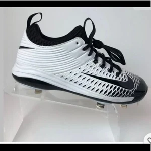 Herren Nike Air schwarz & weiß Baseball Metall Stollen Turnschuhe Mike Trout 27 Größe 13 - Bild 1 von 4