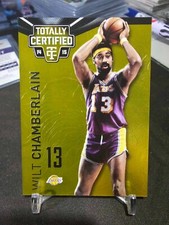 2014-15 Panini Totally Certified Wilt Chamberlain #132 Platinum Gold 05/10!