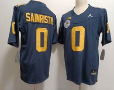 Michigan Wolverines #0 mike sainristil Jersey All Stitched