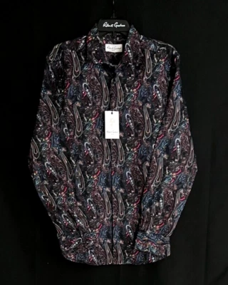 Robert Graham PAUL Multicolor Paisley Long Sleeve $198 Large NWT Classic Fit L - Image 1 of 4