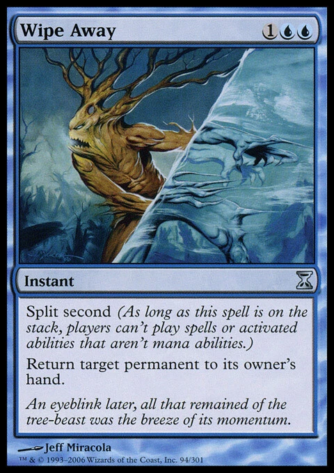 Wipe Away ~ Near Mint Time Spiral MTG Magic UltimateMTG Blue Card - Image 1 of 1