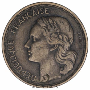 France 50 francs 1954 B Guiraud pièce de monnaie française cupro-aluminium - Imagen 1 de 2