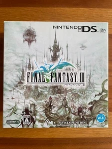 Consola de juegos Final Fantasy III Crystal Edition Nintendo DS Lite Japón FF3 nueva - Imagen 1 de 2