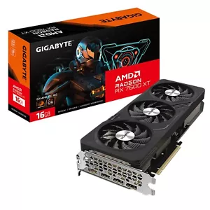 Gigabyte RX 7600 XT GV-R76XTGAMING OC-16GD 18 Gbps GDDR6 16GB 128 bit HDMI DP - Picture 1 of 5