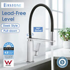 Bastone Nickel Sink Basin Faucet Brushed Pull Down Kitchen Mixer Tap Brass Wels