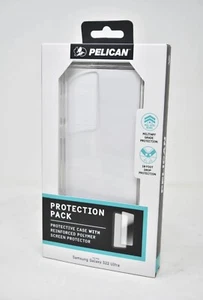 Pelican Protection Pack Clear Case + Screen Protector Samsung Galaxy S22 Ultra - Picture 1 of 2