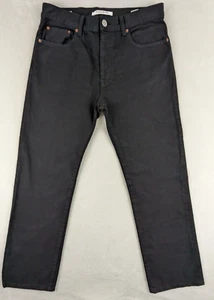 PACSUN GRÖSSE 30x30 SCHWARZE JEANS HOCHRISE GERADE MOM JEANS DENIM 0069 - Bild 1 von 7