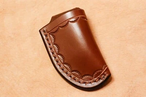 Maßgefertigte Lederscheide für ROUGH RIDER ELEFANT ZEHENNAGELORDNER RR523 - Bild 1 von 3