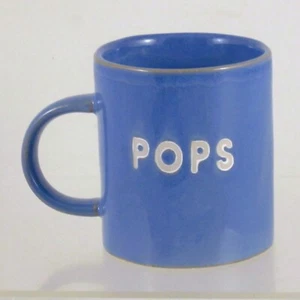 Oliver Bonas - large blue mug 'Pops' - Fathers' day etc - 10 cm tall - Bild 1 von 7
