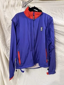 Vintage Pearl Izumi Clima Guard Fill Zip Cinch Cycling Jacket Size L - Picture 1 of 5