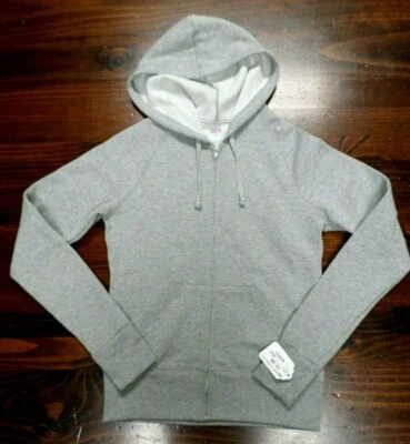 SUDADERA SOFÁ-CAPUCHA-CREMALLERA-JUVENTIL MEDIANA-GRIS JASPEADO-NUEVA Foto 1 de 4