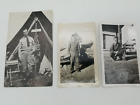 US Army Service Man 1940  Real Picture Post Card RPPC & 2 Photographs