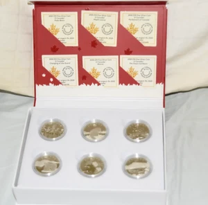 Canada 2020 $10 Silver .999 Uncirculated 6-Coin "O-Canada!" Set W/ Box & COA’s - Picture 1 of 7