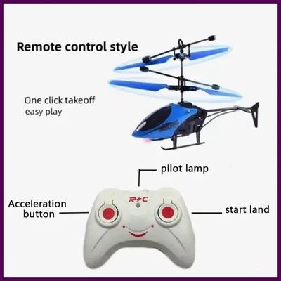 Mini Drone RC Recargable Control Remoto Seguro Resistente a Caídas RC Helicópteros Drone - Imagen 1 de 4