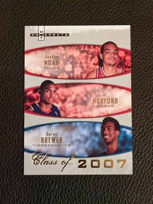 2007-08 Fleer Hot Prospects Clase de 2007 Noah Brewer Horford Como Nuevo+/2007 Foto 1 de 4