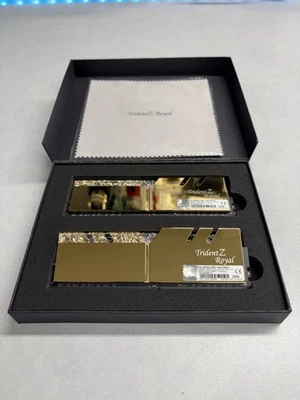 G. Skill Trident Z Royal Gold DDR4 16GB  2 x 8 GB Kit 3600 Mt/s CL16 2024 Model - Image 1 of 4