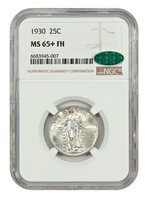 1930 25C NGC/CAC MS65+FH - Standing Liberty Quarter - Image 1 of 4