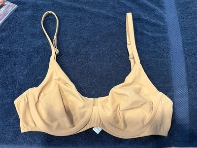 La Perla 3 Taupe Underwire Nylon Elastane Bra Size 36C Made In Portugal - Image 1 of 3