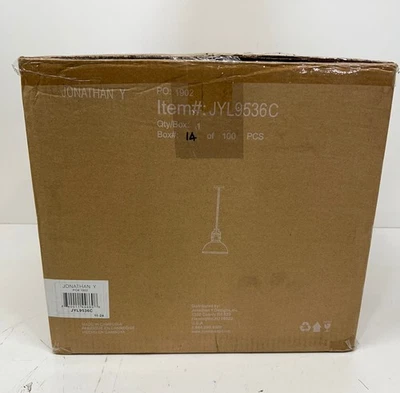 Jonathan Y Homer 13 in. 1-Light Chrome/White LED Dome Globe Pendant - Image 1 of 2