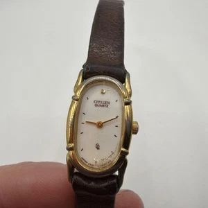 Vintage Citizen Quartz CQ 2200 Gold Watch 6070958 ; 82-7363 Untested FR Germany - Picture 1 of 9