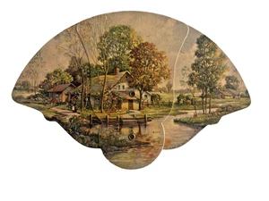 Nauvoo Illinois Vintage TRI-FOLD VENTOLA TENUTA A MANO Earl's Gift Shop Pubblicità 1F - Foto 1 di 6