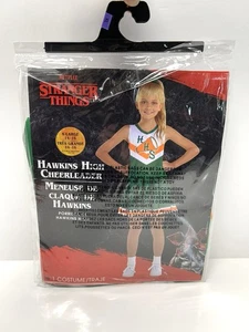 VESTIDO/CRUNCHIE Stranger Things Hawkins High Cheerleader DISFRAZ NIÑO XL 14-16 - Imagen 1 de 8