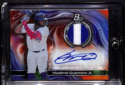 Bowman Platinum Auto Relics Orange 2023 #PPAR-VG Vladimir Guerrero, Jr. 15/25 Foto 1 de 2