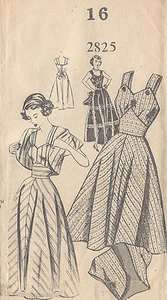 1950s Vintage Sewing Pattern B34" DRESS & BOLERO (R83) - Picture 1 of 1