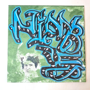 ORIGINAL ACRYLIC Painting 6" X 6" Canvas Panel Hidden Kappa Twitch Gamer Vibes - Picture 1 of 7