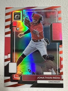2022 Panini Donruss Optic Freedom Prizm 35/46 Jonathan India #146 Reds