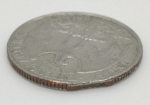 1998-P Circulated Washington Quarter with clip error Cover
