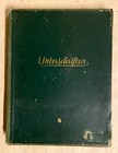 Alt Geschäftsbuch / Geschäftsmappe  " Unterschriften " vor 1945
