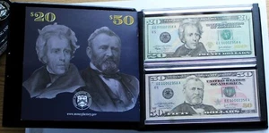 2004 Series $50 + $20 Notes with Matching LOW Serial #s, Richmond Evolutions Set - Picture 1 of 8