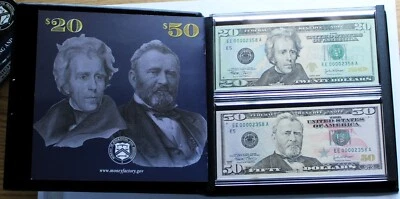 2004 Series $50 + $20 Notes with Matching LOW Serial #s, Richmond Evolutions Set - Image 1 of 4