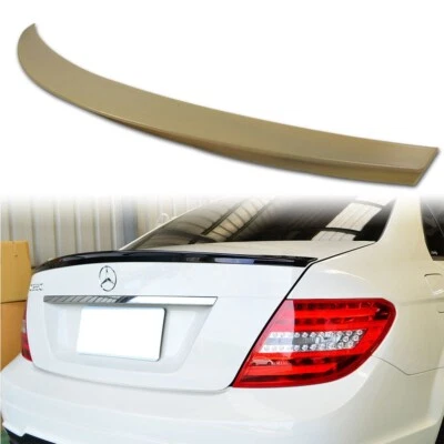 Unpainted ABS For Mercedes Benz C-Class W204 D Look Rear Trunk Spoiler 2012 - Imagem 1 de 4