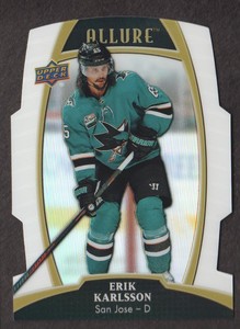2019-20 Upper Deck Allure Hockey White Rainbow #25 Erik Karlsson
