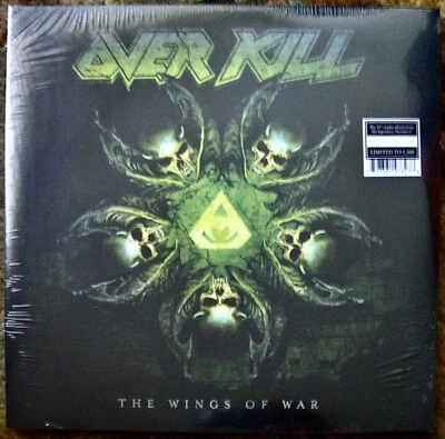 OVERKILL The Wings Of War 2019 grey vinyl 2lp SEALED LE 1500 - Image 1 of 3