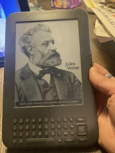 Amazon Kindle Keyboard 3rd Gen. - D00901 - Black - 4GB Untested - Picture 1 of 2