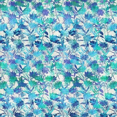Telas Halcyon By In The Beginning - Azul Mezcla Floral #11HN1 Foto 1 de 1