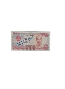 1988 Vietnam 500 Nam Tram Dong "SPECIMEN" S/N- PA 0000000 Uncirculated H.T.F - Picture 1 of 4