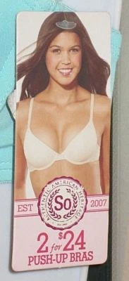 NWT SO Bras: T-Shirt, Racerback, Push Up & Bralettes: 2 Packs & Singles; WF & UW - Image 1 of 4