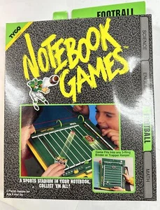 1992 Vintage New Tyco Notebook Games Football | A Sport Stadium in Your Notebook - Picture 1 of 4